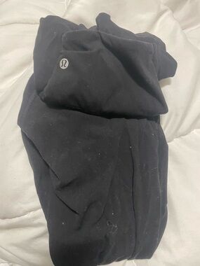 Lululemon Black Flared Leggings with Logo